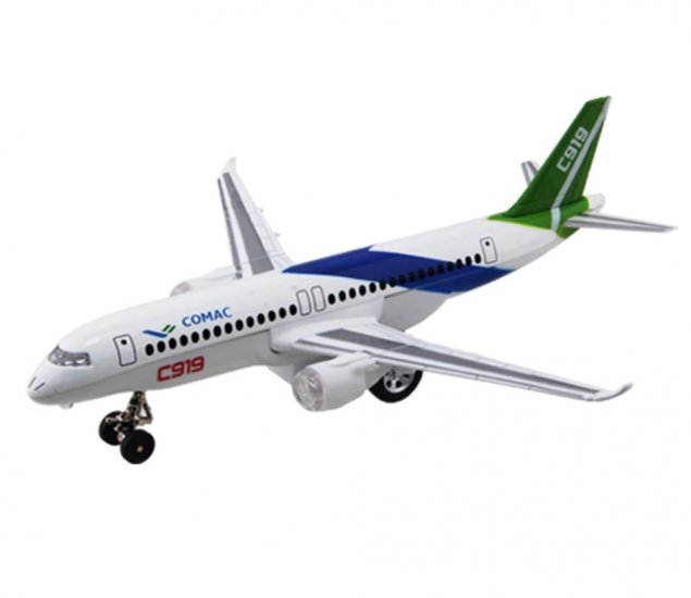 Buy 24 Pcs 7\" C919 Airliner Die-cast Model Package Deal, Get 6 Pcs Free Stock