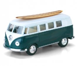 1:32 1962 VW Classical Bus & Wooden Surf Board (4 Colors) KT5060DS1 1:32 1962 VW Classical Bus & Wooden Surf Board (4 Colors) KT5060DS1