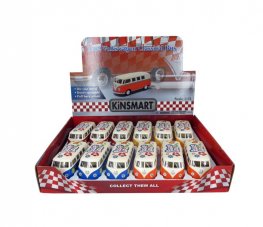 VW Classical Bus 1962 (Ivory Top, Painting Body) 1:32 (5" Asstd Color) KT5377DF VW Classical Bus 1962 (Ivory Top, Painting Body) 1:32 (5" Asstd Color) KT5377DF