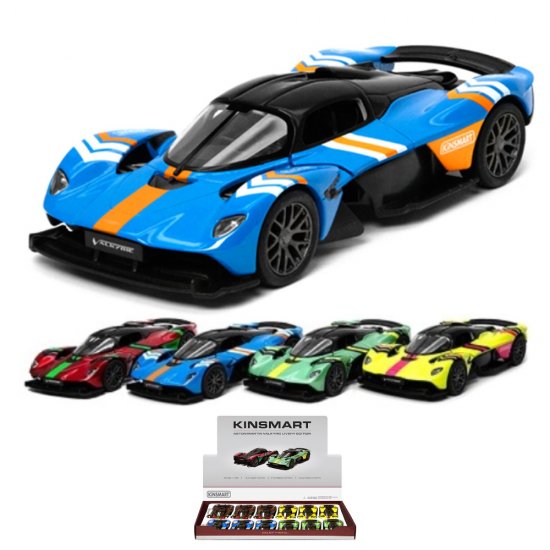 1:36 5\" Aston Martin Valkyrie (Livery Edition) 4 assorted, KT5470DF