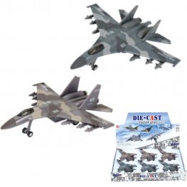 8" Diecast Models 1:400 SU-35 Fighter Jet (2 Colours)