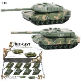 5" Diecast Models 1:43 Combat Tank Camouflage (2 Styles)