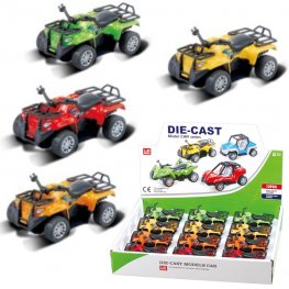 3.5" Diecast Models 1:43 Smart ATV (4 Colours)
