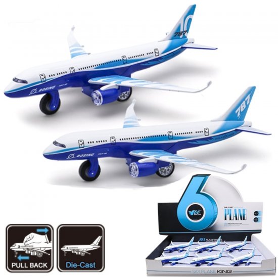 9" Diecast Models Boying 787 (2 Assorted) MY2470D-6