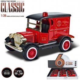 5" Diecast Models 1:36 Ford T Model Fire MY2477D-12  5" Diecast Models 1:36 Ford T Model Fire MY2477D-12