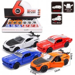 5" Diecast Models Ford & Chevrolet (4 Colours Asst.) MY2479D-12  5" Diecast Models Ford & Chevrolet (4 Colours Asst.) MY2479D-12