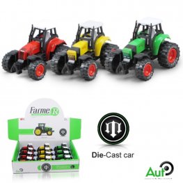 3" Diecast Models Farm Tractor A (3 Colours Assorted) MY2573D-12