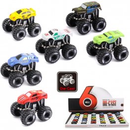 2.5" Diecast Mini Big Wheel KeyChain (6 Assorted, Pull Back Action) MY2574D-36