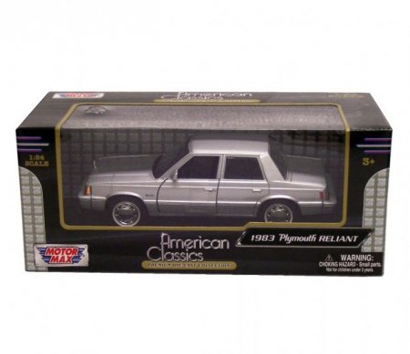 Plymouth Reliant 1983 - 1:24 (Silver) MM73336SL