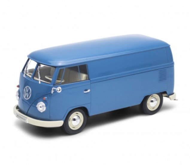 1:18 1963 Volkswagen T1 Bus (Panel Van) (Blue) WL18053W