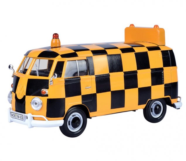 1:24 Volkswagen Type 2 (T1) - Airport Runway Delivery Van (Orange with Black) MM79572DA