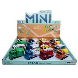 3" Diecast Engineering Vehicle 8 Style Mixed WGT2409-16