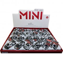 3" Diecast Mini Car Vehicle with Paint, 4 Style Mixed WGT2412-24